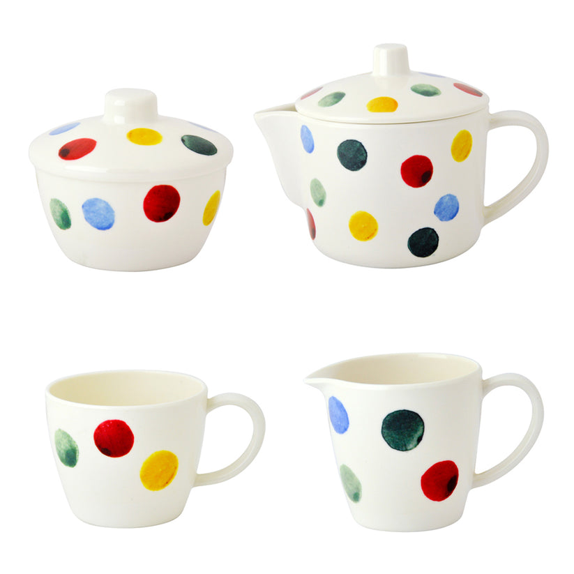 Emma Bridgewater Polka Dot Dollies Tea Set House Carry Case Sam