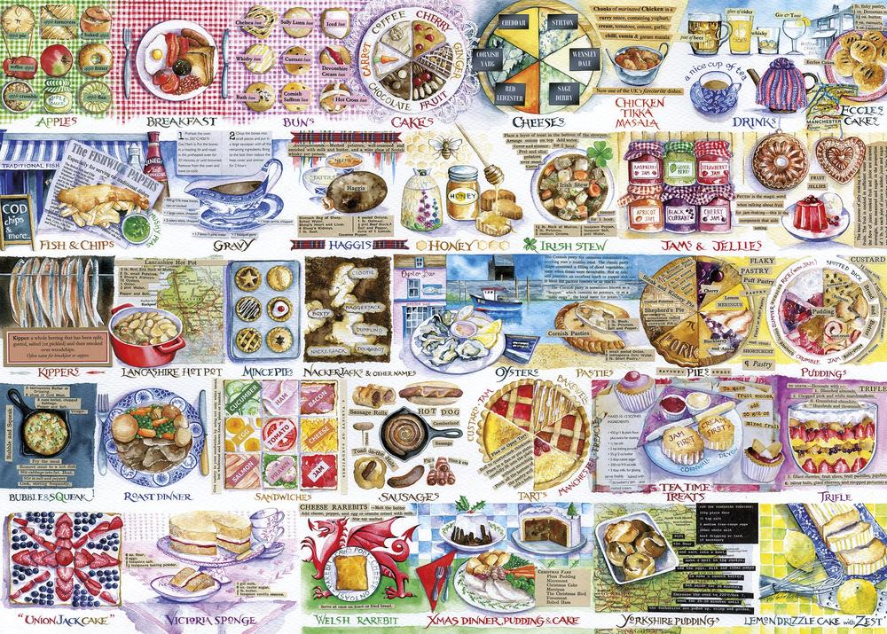 Gibsons Pork Pies & Puddings 1000 Piece Jigsaw