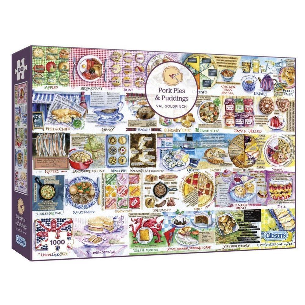 Gibsons Pork Pies & Puddings 1000 Piece Jigsaw