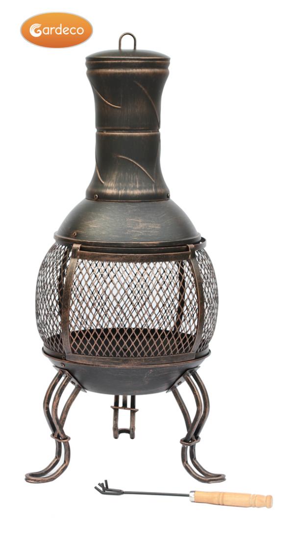 Gardeco Cordoba Pot Belly Steel Chimenea