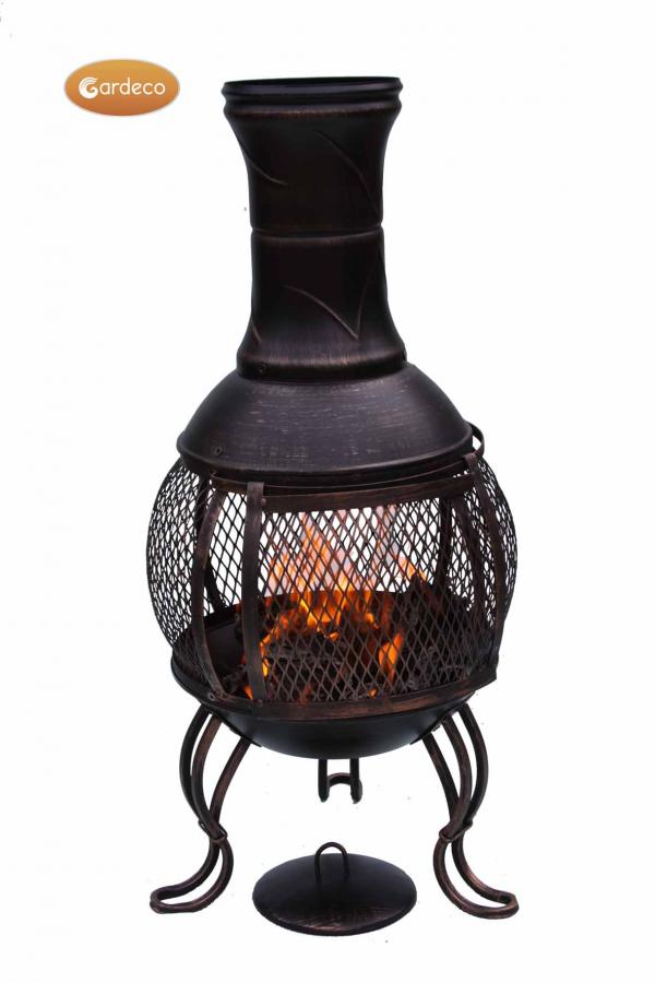 Gardeco Cordoba Pot Belly Steel Chimenea