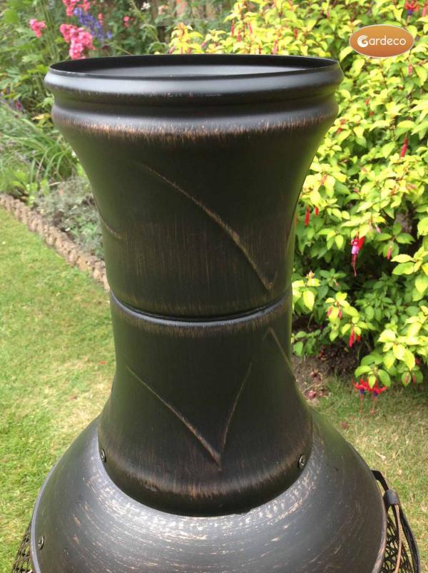 Gardeco Cordoba Pot Belly Steel Chimenea