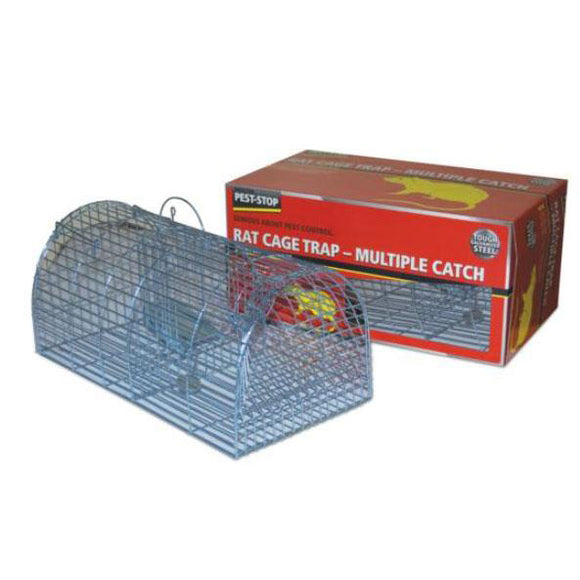 Pest-Stop Rat Cage Trap Multi-Catch