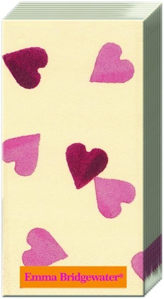Emma Bridgewater Hearts Pocket Tissues