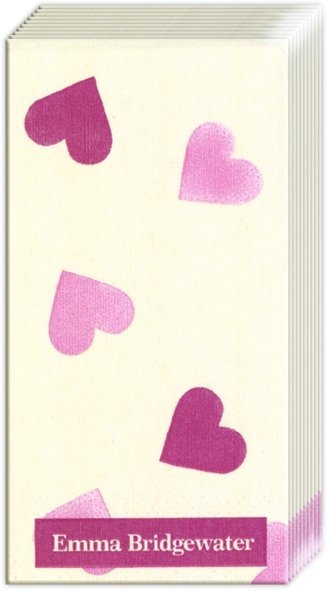 Emma Bridgewater Pink Hearts Pocket Tissues