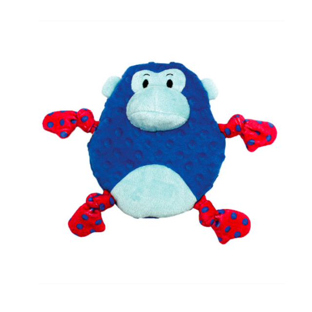 Happy Pet Polka Crinkles Chimp Dog Toy