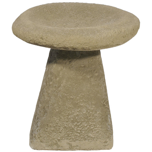 Willowstone Rustic Staddle Stone Bird Bath R9