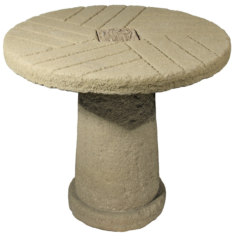 Willowstone Rustic Millstone Table R19