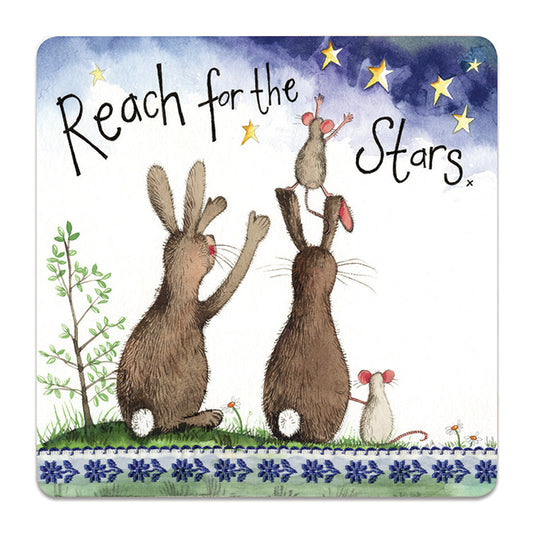 Alex Clark Reach For The Stars Coaster