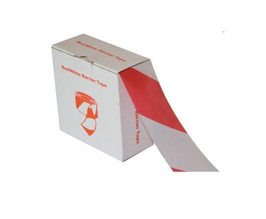 Empire Red/White Barrier Tape 75mm x 500mtr