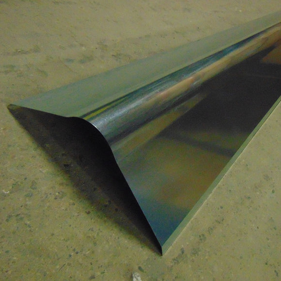 Top Ridge Cover Galvanised Roll-Top Ridge Cap Flashings 3m – Sam Turner & Sons