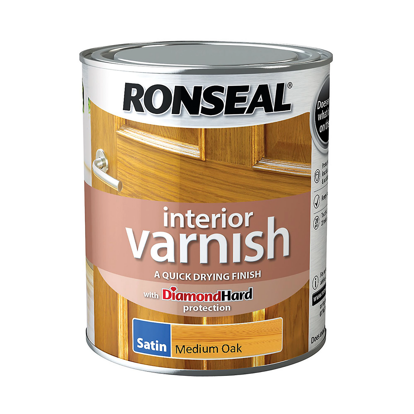 Ronseal Diamond Hard Interior Satin Wood Varnish 750ml