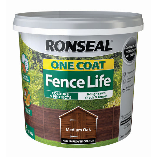 Ronseal One Coat Fence Life 5L
