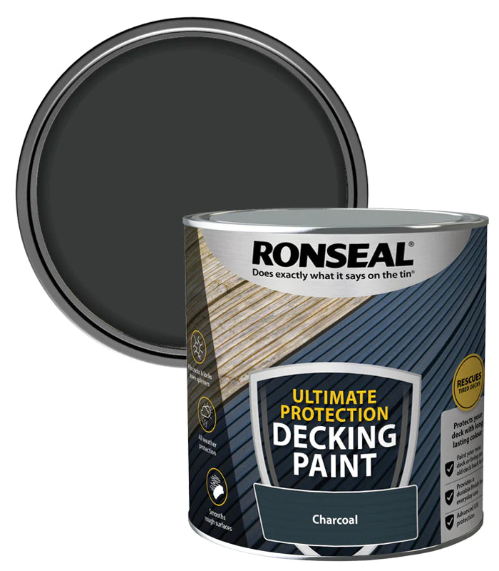 Ronseal Ultimate Protection Decking Paint 2.5L - Charcoal