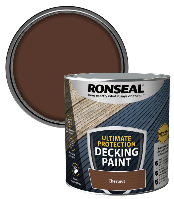 Ronseal Ultimate Protection Decking Paint 2.5L - Chestnut