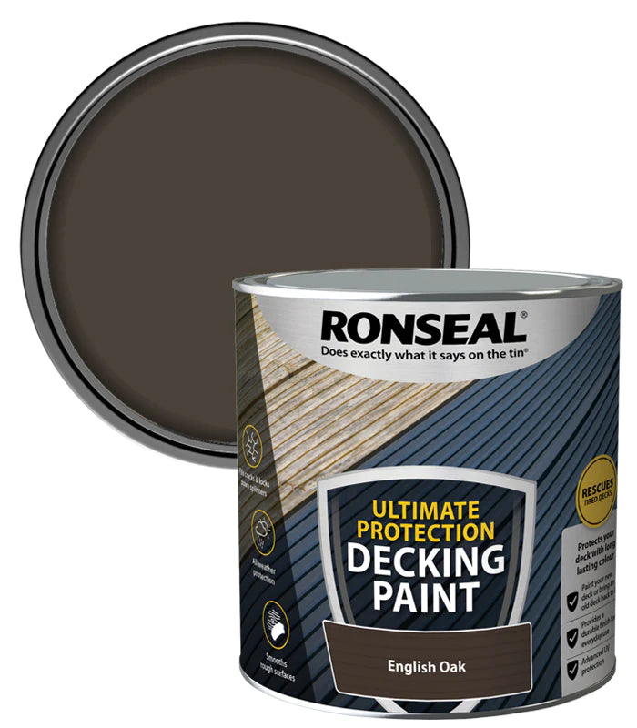 Ronseal Ultimate Protection Decking Paint 2.5L - English Oak