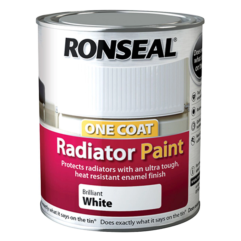 Ronseal One Coat Radiator Paint 750ml
