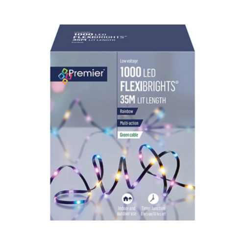 1000 Rainbow LED Multi-Action Flexibrights with Timer 35m – Sam Turner ...