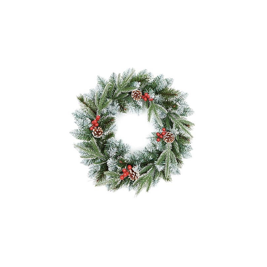 Premier Wreath New Jersey w/ Berries & Cones 50cm