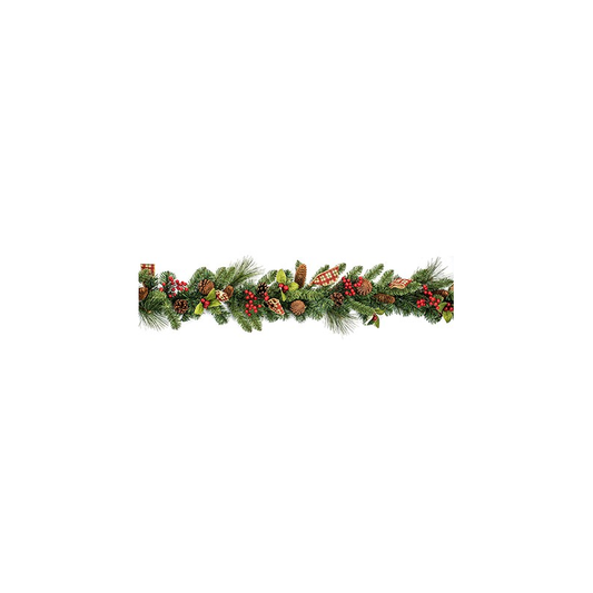 Premier 1.8m Natural Berry Garland