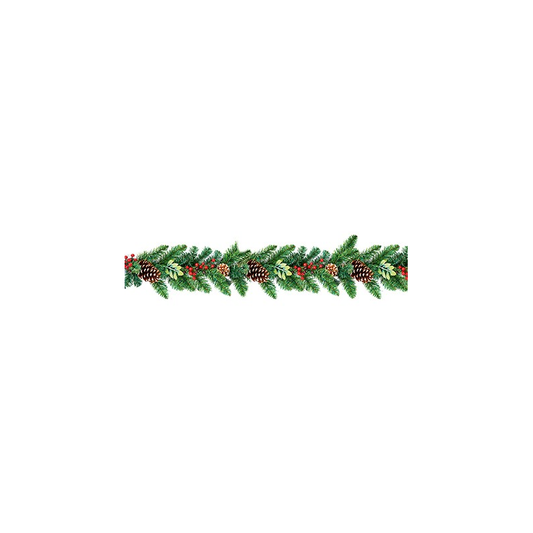 Premier 1.8m Berry and Cone Garland