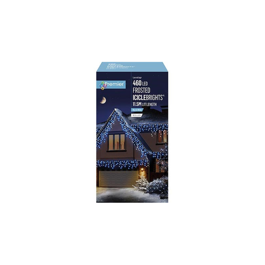 Premier 460 LED M-A Frosted Cap Blue-White Icicles