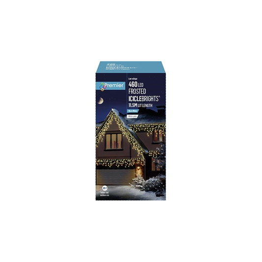Premier 460 LED M-A Frosted Cap Warm-White Icicles