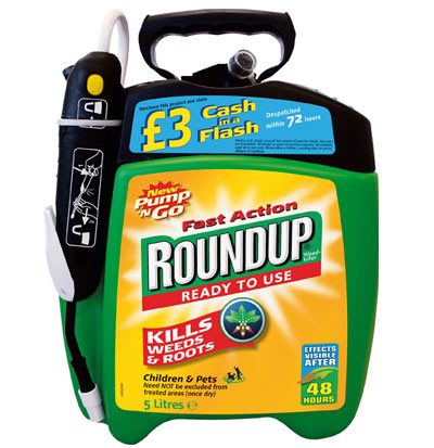Roundup Fast Action Ready To Use Weedkiller Pump 'N Go 5L