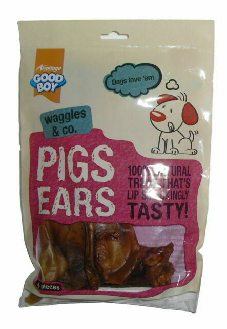 Good Boy Pigs Ears Pack 4