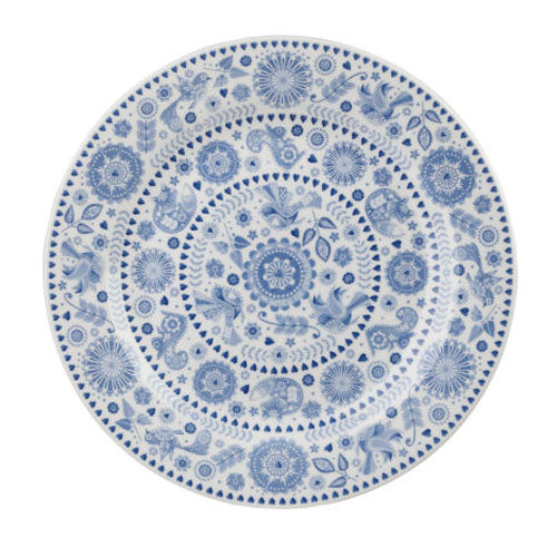 Queens Penzance Salad Plate 20cm Concentric Circles
