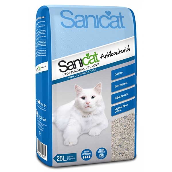 Sanicat Cat Litter Anti-Bacterial 25L