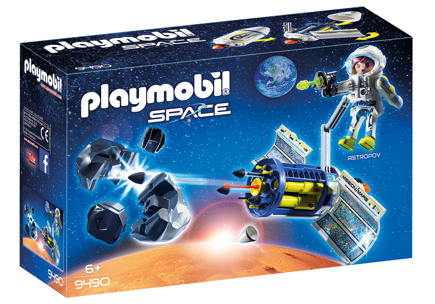 Playmobil Space Satellite Meteoroid Laser 9490