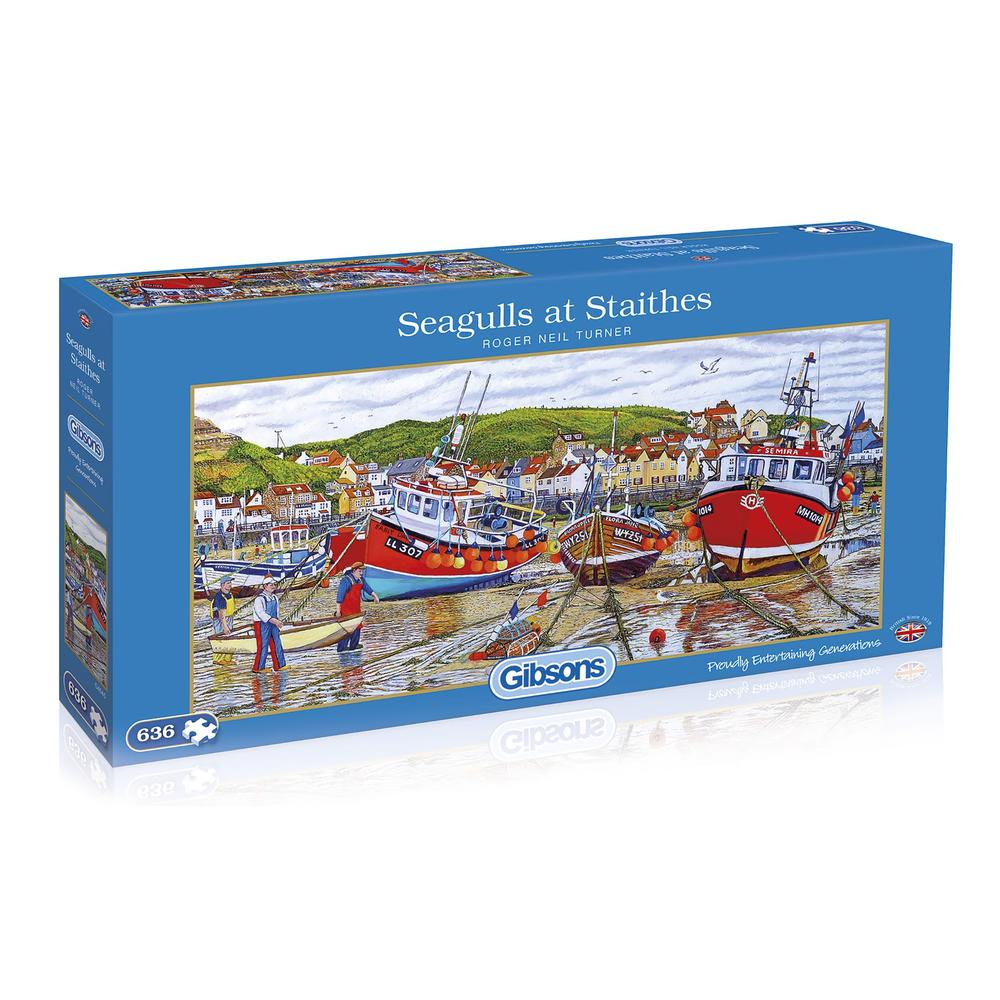 Gibsons Whitby Harbour 636 Piece Jigsaw