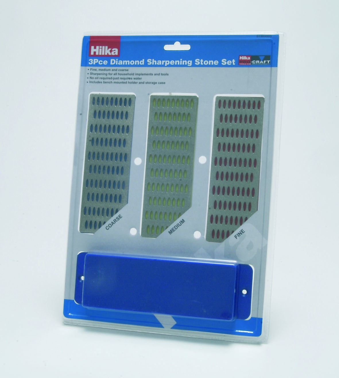 Hilka 3 piece Diamond Sharpening Set Pro Craft