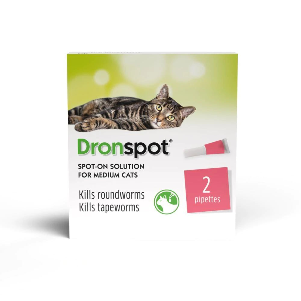 Dronspot Spot On Wormer for Medium Cats