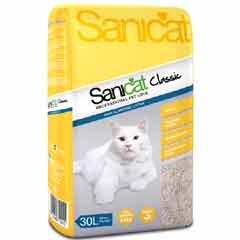 Sanicat Cat Litter White 30L