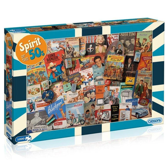 Gibsons Spirit Of The 50S 1000 Piece Jigsaw