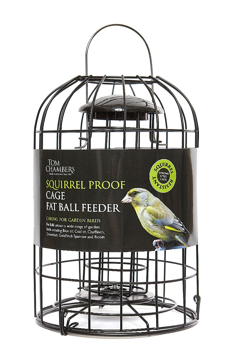 Tom Chambers Squirrel Proof Cage Fat Ball Feeder