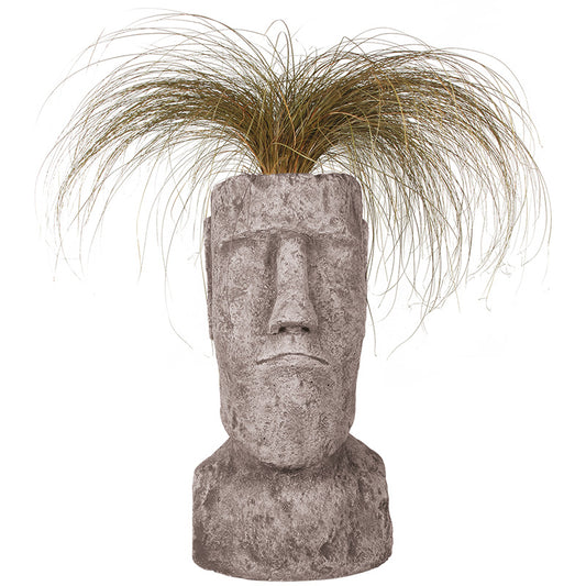 Willowstone Ancient Grey Easter Island Planter ST48AG
