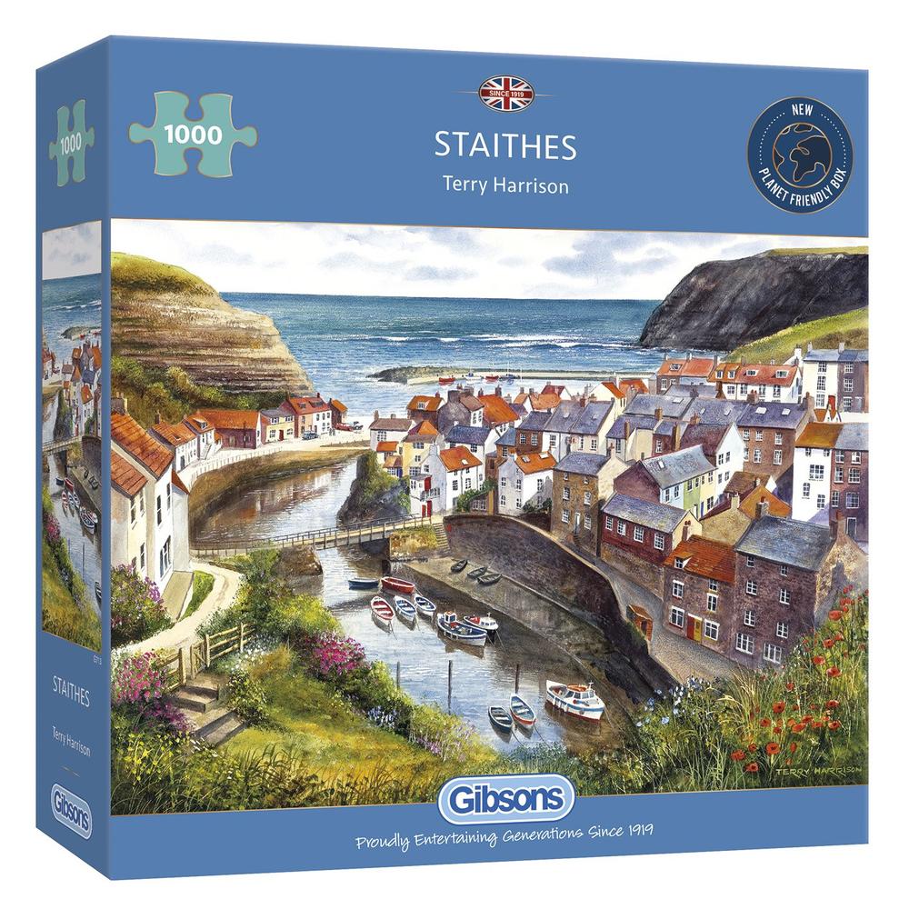 Gibsons Staithes 1000 Piece Jigsaw