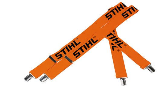 STIHL Braces with Metal Clips Orange 110cm