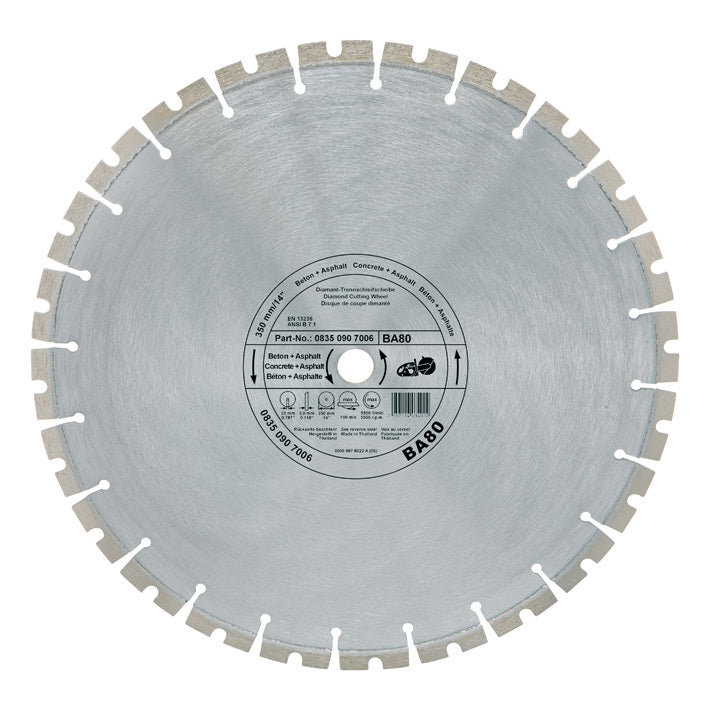 STIHL Diamond Cutting Wheel for Concrete & Asphalt 12"