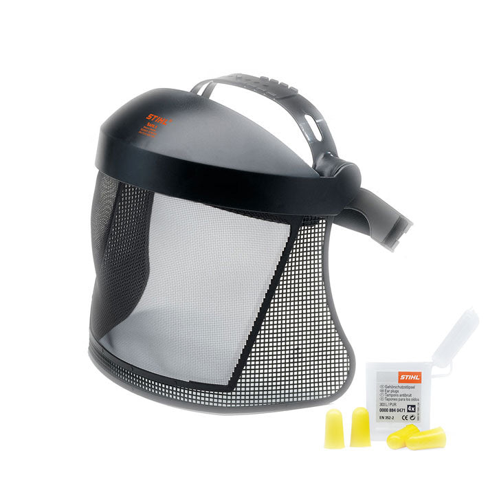 STIHL Short Face & Ear Protection | Nylon Mesh Visor