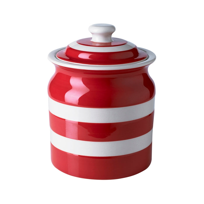 Cornishware Cornish Red Plain Storage Jar 30oz