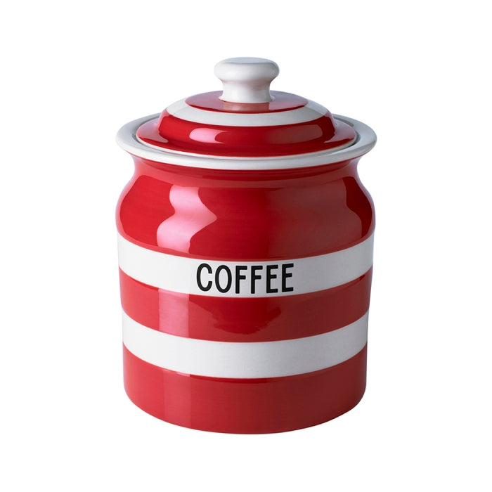 Cornishware Cornish Red Coffee Storage Jar 30oz