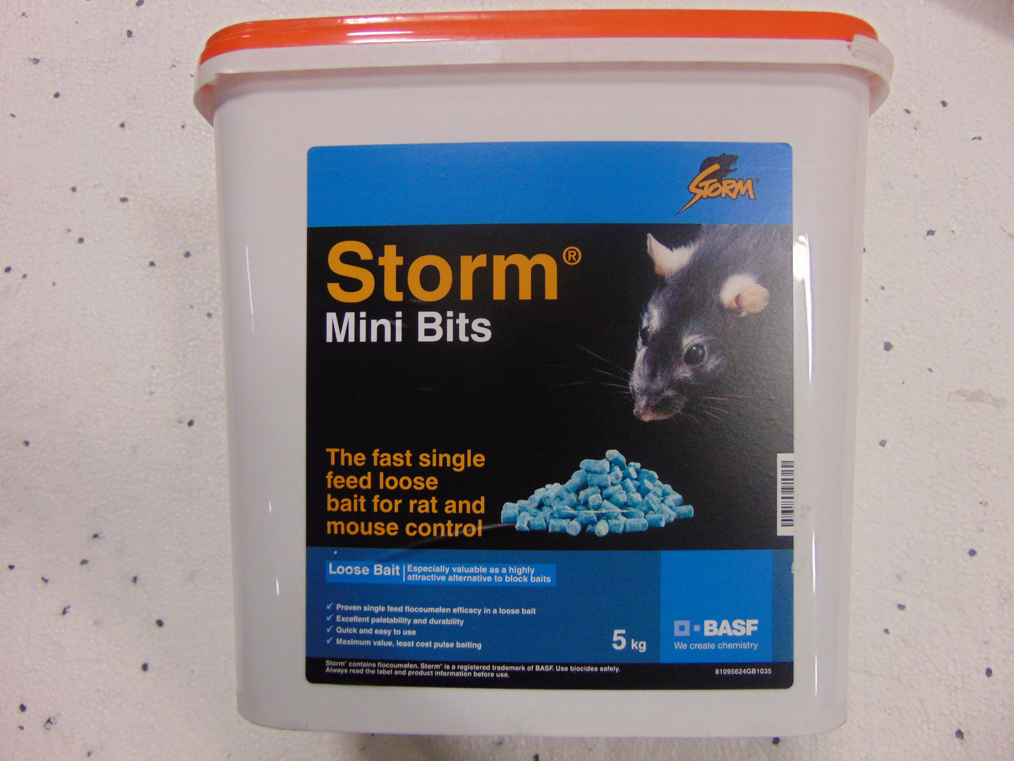 BASF Rat Bait Storm Mini Bits 5kg