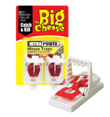 The Big Cheese Ultra Power Mouse Traps x2