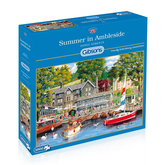 Gibsons Summer In Ambleside 1000 Piece Jigsaw