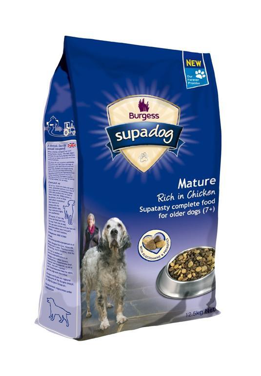 Burgess Supadog Mature Dog Food 12.5kg