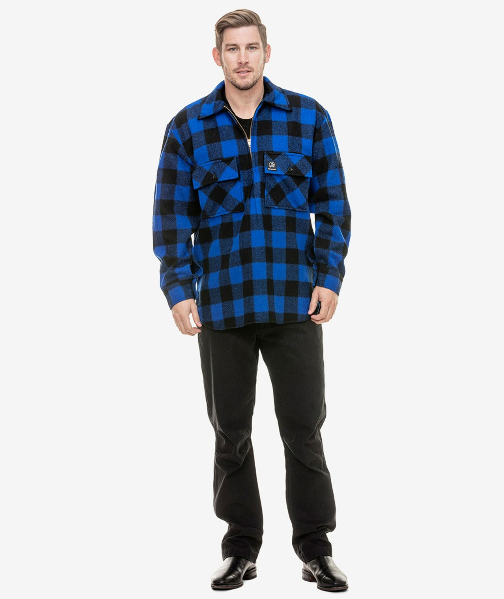 Swanndri Men's Ranger Wool Zip Front Bushshirt